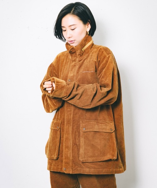 AlexanderLeeChang(アレキサンダーリーチャン)の「AlexanderLeeChang/アレキサンダーリーチャン BLC CORDUROY TRACK JKT BC032202(ブルゾン・メンズ・ブラック/パープル/ブラウン・MEDIUM/LARGE/X-LARGE)」の2枚目の写真