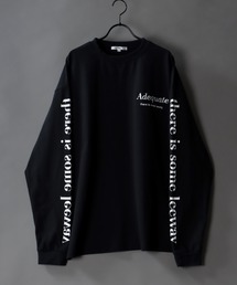 SITRY | oversize sleeve print long sleeve T-shirt/オーバーサイズ 袖プリント ロングスリーブTシャツ(Tシャツ/カットソー)