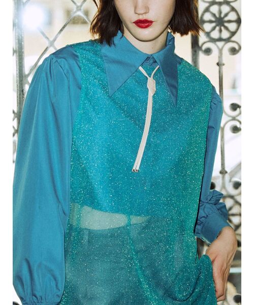 jouetie（ジュエティ）の「シアーロングタンク（タンクトップ・レディース・ブラック/パープル/イエロー/ブルー・MEDIUM）」の14枚目の写真