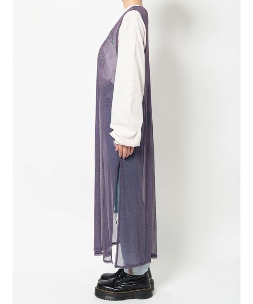 jouetie（ジュエティ）の「シアーロングタンク（タンクトップ・レディース・ブラック/パープル/イエロー/ブルー・MEDIUM）」の22枚目の写真