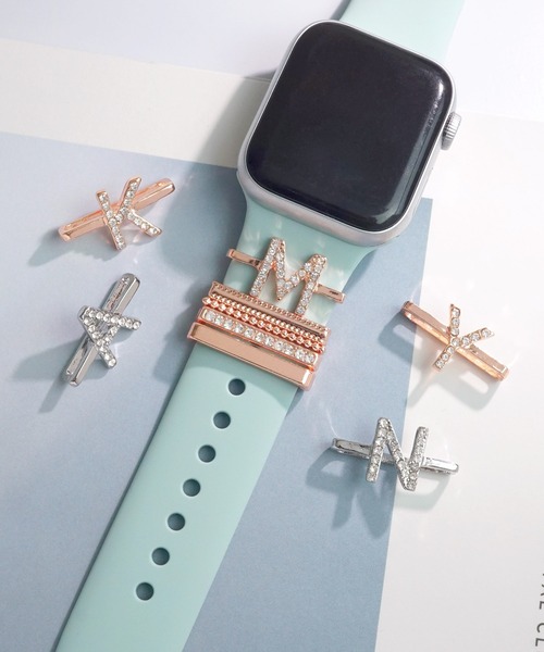Urban Coral(アーバンコーラル)の「Apple Watch Accessory / アップルウォッチ アクセサリー イニシャルチャーム / Urban Coral(デジタル腕時計・レディース・A/E/H/I/J/K/M/N/R/S/T/Y・FREE)」の7枚目の写真