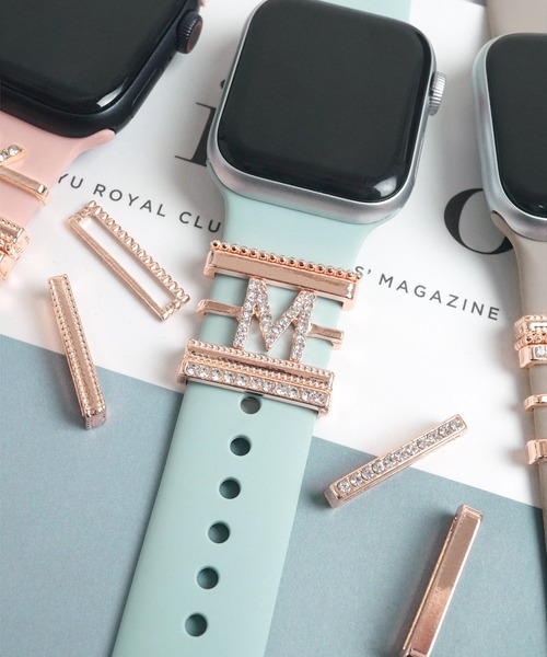 Urban Coral(アーバンコーラル)の「Apple Watch Accessory / アップルウォッチ アクセサリー イニシャルチャーム / Urban Coral(デジタル腕時計・レディース・A/E/H/I/J/K/M/N/R/S/T/Y・FREE)」の21枚目の写真