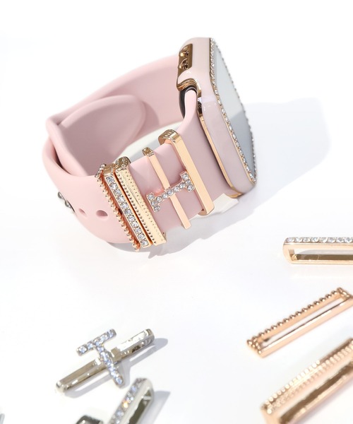 Urban Coral(アーバンコーラル)の「Apple Watch Accessory / アップルウォッチ アクセサリー イニシャルチャーム / Urban Coral(デジタル腕時計・レディース・A/E/H/I/J/K/M/N/R/S/T/Y・FREE)」の22枚目の写真