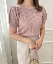 ケーブルニットトップス【ZOZOTOWN限定アイテム】