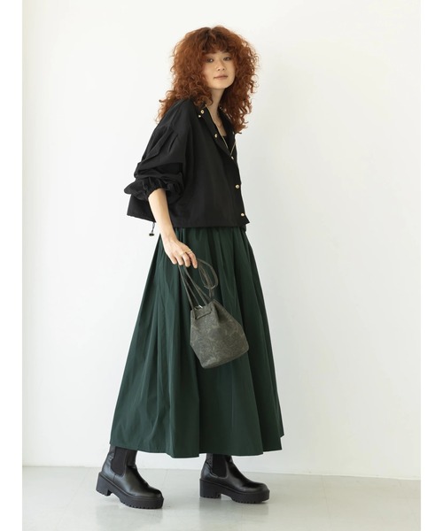 koe（コエ）の「型押しペイズリー柄巾着ショルダーバッグ*（トートバッグ・レディース・ブラウン/カーキ/アイボリー・FREE）」の21枚目の写真