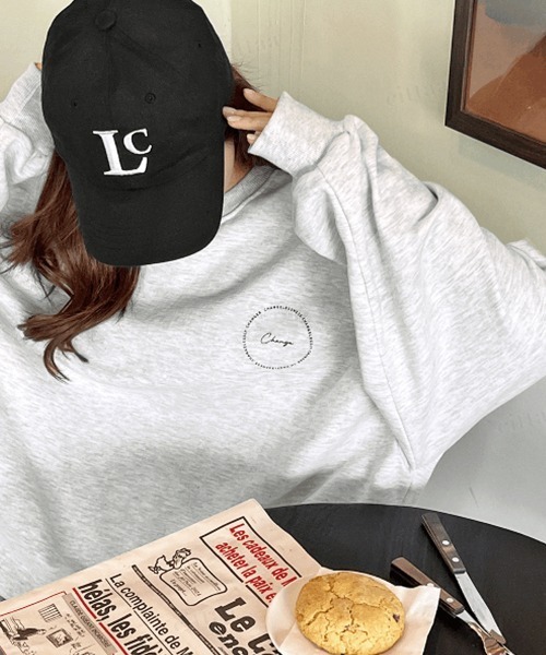 Dalfwin(ダールフィン)の「2022 AW 秋冬 韓国ファッション スウェット レディース Changeサークルロゴスウェット オーバーサイズ トレーナー ビックシルエット(スウェット・レディース・ブラック/ブルー/クリーム/ホワイト系その他・FREE)」の19枚目の写真