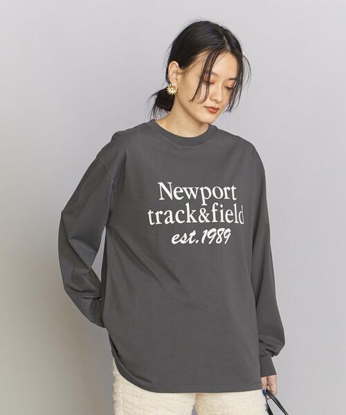 BEAUTY&YOUTH UNITED ARROWS(ビューティーアンドユースユナイテッドアローズ)の「コットン ヴィンテージライク ロゴ ロングスリーブ Tシャツ(Tシャツ/カットソー・レディース・ホワイト/ダークグレー/ライトピンク・FREE)」の14枚目の写真