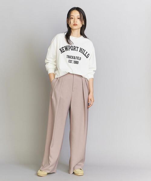 BEAUTY&YOUTH UNITED ARROWS(ビューティーアンドユースユナイテッドアローズ)の「コットン ヴィンテージライク ロゴ ロングスリーブ Tシャツ(Tシャツ/カットソー・レディース・ホワイト/ダークグレー/ライトピンク・FREE)」の18枚目の写真