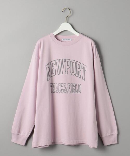 BEAUTY&YOUTH UNITED ARROWS(ビューティーアンドユースユナイテッドアローズ)の「コットン ヴィンテージライク ロゴ ロングスリーブ Tシャツ(Tシャツ/カットソー・レディース・ホワイト/ダークグレー/ライトピンク・FREE)」の9枚目の写真