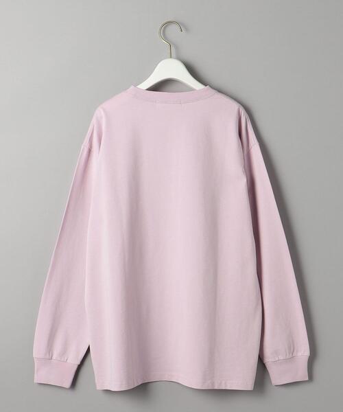 BEAUTY&YOUTH UNITED ARROWS(ビューティーアンドユースユナイテッドアローズ)の「コットン ヴィンテージライク ロゴ ロングスリーブ Tシャツ(Tシャツ/カットソー・レディース・ホワイト/ダークグレー/ライトピンク・FREE)」の19枚目の写真
