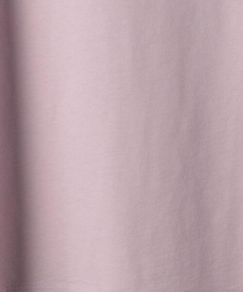 BEAUTY&YOUTH UNITED ARROWS(ビューティーアンドユースユナイテッドアローズ)の「コットン ヴィンテージライク ロゴ ロングスリーブ Tシャツ(Tシャツ/カットソー・レディース・ホワイト/ダークグレー/ライトピンク・FREE)」の6枚目の写真