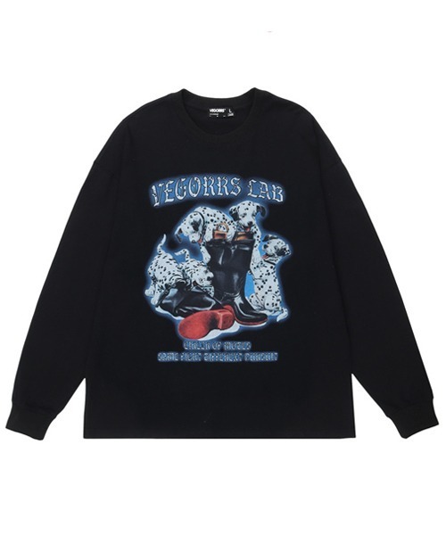 Ressaca(レサーカ)の「ダルメシアン ロゴプリント ロンT(Tシャツ/カットソー・レディース・ホワイト/ブラック/ブラウン・M/L/XL)」の3枚目の写真