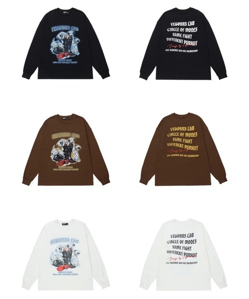 Ressaca(レサーカ)の「ダルメシアン ロゴプリント ロンT(Tシャツ/カットソー・レディース・ホワイト/ブラック/ブラウン・M/L/XL)」の18枚目の写真