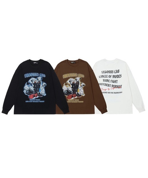 Ressaca(レサーカ)の「ダルメシアン ロゴプリント ロンT(Tシャツ/カットソー・レディース・ホワイト/ブラック/ブラウン・M/L/XL)」の17枚目の写真