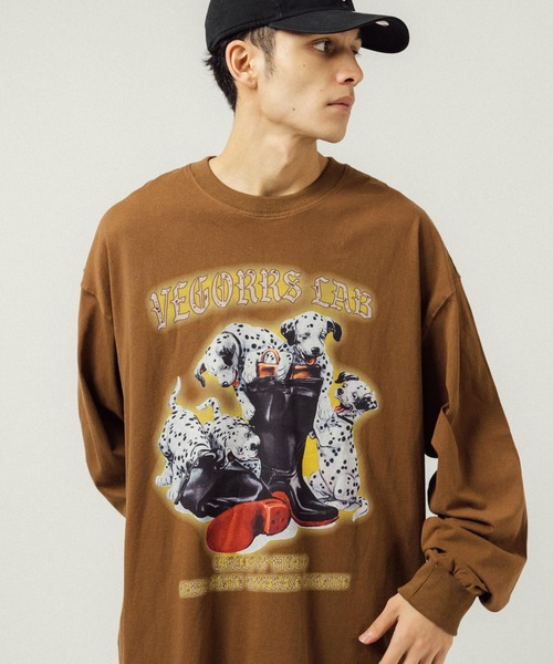 Ressaca(レサーカ)の「ダルメシアン ロゴプリント ロンT(Tシャツ/カットソー・レディース・ホワイト/ブラック/ブラウン・M/L/XL)」の6枚目の写真