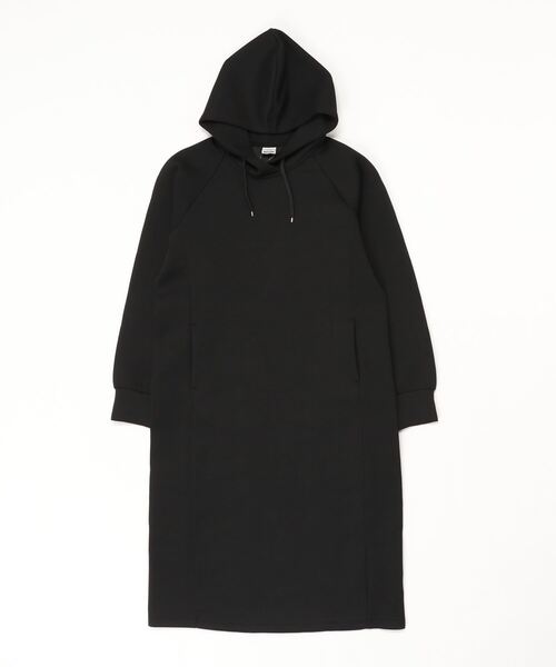 TIGORA（ティゴラ）の「ティゴラ TIGORA テックスウェットパーカーワンピース（ワンピース・レディース・ベージュ/ブラック・M/S/L/XL）」の2枚目の写真