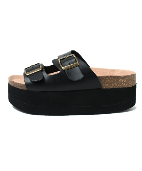 mystic（ミスティック）の「厚底サンダル（サンダル・レディース・シルバー/ブラック/ホワイト・36/37/38）」の4枚目の写真