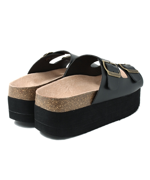 mystic（ミスティック）の「厚底サンダル（サンダル・レディース・シルバー/ブラック/ホワイト・36/37/38）」の6枚目の写真