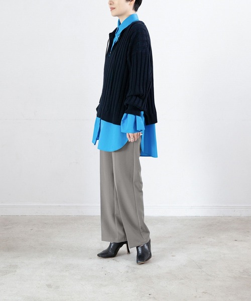 LEPSIM(レプシィム)の「【FOR I SERIES】ウシロゴムストレッチパンツ(その他パンツ・レディース・グレー/ブルー/ダークパープル・X-SMALL/SMALL)」の20枚目の写真