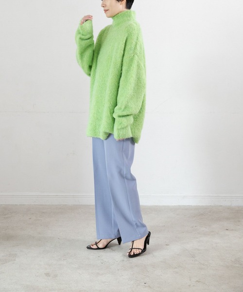 LEPSIM(レプシィム)の「【FOR I SERIES】ウシロゴムストレッチパンツ(その他パンツ・レディース・グレー/ブルー/ダークパープル・X-SMALL/SMALL)」の9枚目の写真