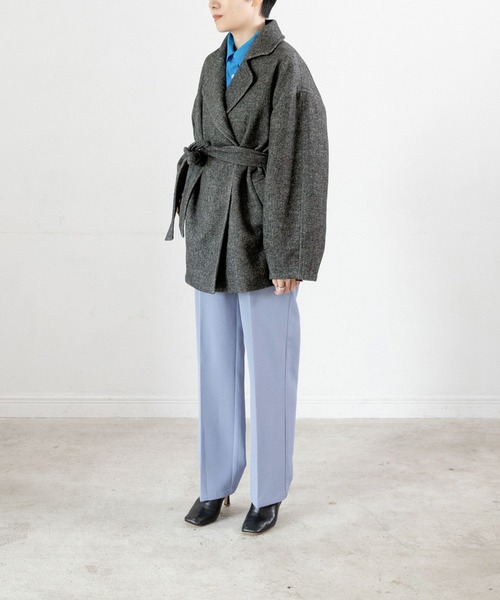 LEPSIM(レプシィム)の「【FOR I SERIES】ウシロゴムストレッチパンツ(その他パンツ・レディース・グレー/ブルー/ダークパープル・X-SMALL/SMALL)」の17枚目の写真