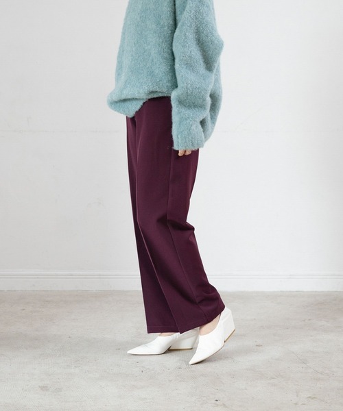 LEPSIM(レプシィム)の「【FOR I SERIES】ウシロゴムストレッチパンツ(その他パンツ・レディース・グレー/ブルー/ダークパープル・X-SMALL/SMALL)」の18枚目の写真