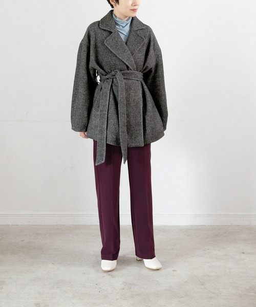 LEPSIM(レプシィム)の「【FOR I SERIES】ウシロゴムストレッチパンツ(その他パンツ・レディース・グレー/ブルー/ダークパープル・X-SMALL/SMALL)」の22枚目の写真
