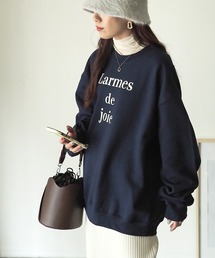 Riberry | GILDAN Larmes de Joie ロゴプリント裏起毛スウェット(スウェット)