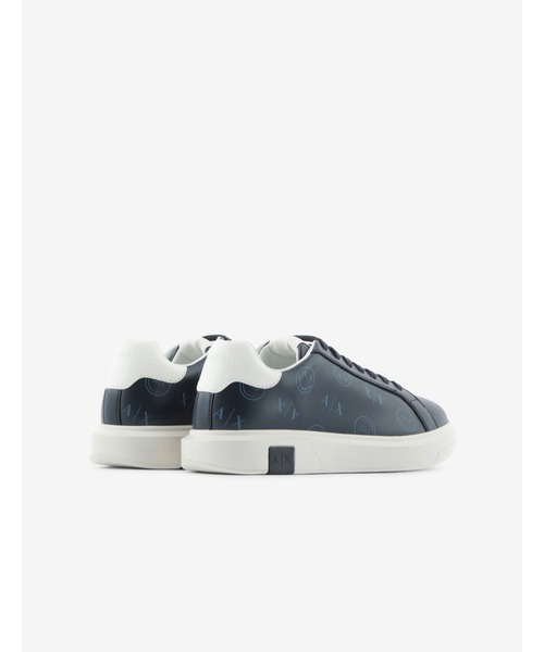 ロゴ ミックスデニム レースアップ スニーカー ARMANI EXCHANGE(アルマーニエクスチェンジ)の「【A|X