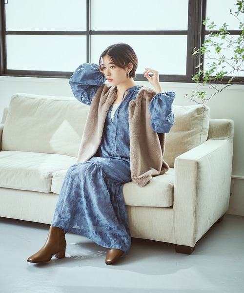 WA ORiental TRaffic（ダブルエーオリエンタルトラフィック）の「サイドジップミドルヒールブーツ 22408（ブーツ・レディース・ベージュ/ブラック/ブラウン・M/L/3L/LL/S/SS）」の19枚目の写真