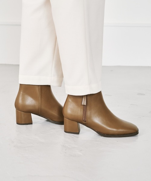 WA ORiental TRaffic（ダブルエーオリエンタルトラフィック）の「サイドジップミドルヒールブーツ 22408（ブーツ・レディース・ベージュ/ブラック/ブラウン・M/L/3L/LL/S/SS）」の14枚目の写真