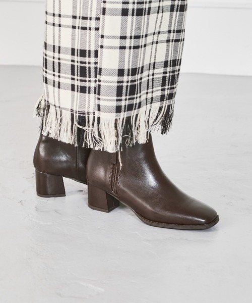 WA ORiental TRaffic（ダブルエーオリエンタルトラフィック）の「サイドジップミドルヒールブーツ 22408（ブーツ・レディース・ベージュ/ブラック/ブラウン・M/L/3L/LL/S/SS）」の10枚目の写真