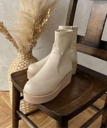 apres jour clair | 【apres jour clair】ストレッチショートブーツ【ZOZOTOWN限定アイテム】(ブーツ)
