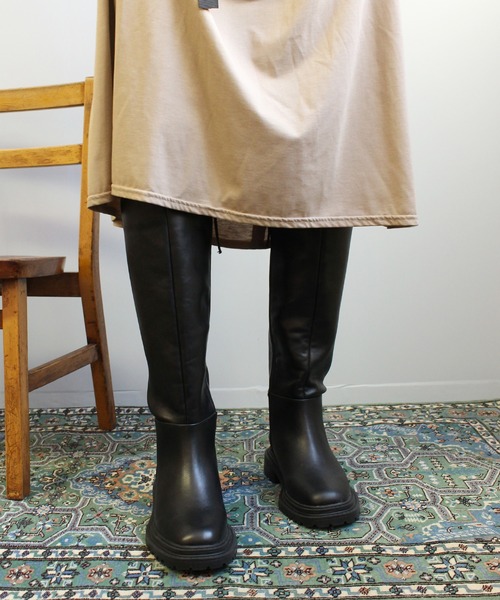 【セール】JETEE / JE2230-386 / タンクソールロングブーツ（ブーツ）｜JETEE（ジュテ）