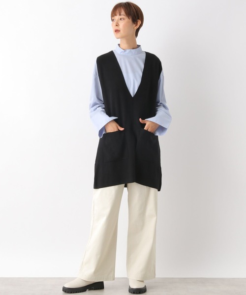 LEPSIM(レプシィム)の「ビキモウワイドパンツ 162645(その他パンツ・レディース・アイボリー/カーキ/ブラック・LARGE/MEDIUM)」の11枚目の写真