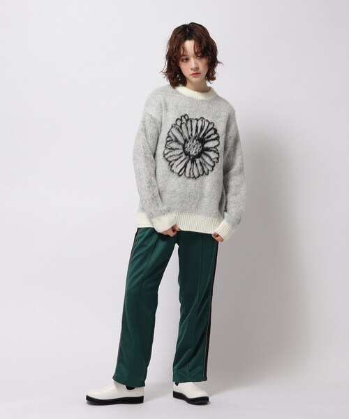 tk.TAKEO KIKUCHI(ティーケータケオキクチ)の「◆ガーベラシャギーニット(ニット/セーター・レディース・ホワイト系6/ブラック系3・66)」の10枚目の写真