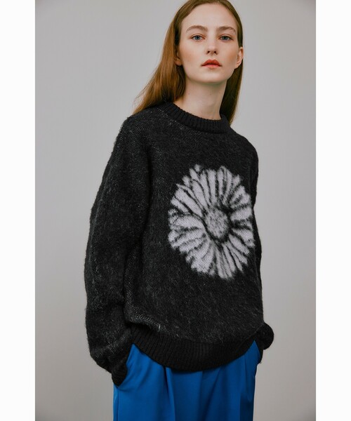 tk.TAKEO KIKUCHI(ティーケータケオキクチ)の「◆ガーベラシャギーニット(ニット/セーター・レディース・ホワイト系6/ブラック系3・66)」の15枚目の写真