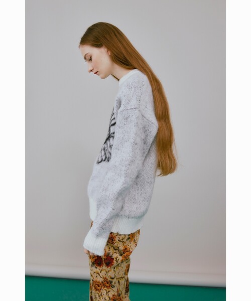 tk.TAKEO KIKUCHI(ティーケータケオキクチ)の「◆ガーベラシャギーニット(ニット/セーター・レディース・ホワイト系6/ブラック系3・66)」の19枚目の写真