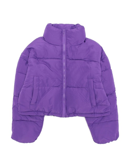 EGOIST（エゴイスト）の「ショート切替中綿ジャケット（その他アウター・レディース・ブラック/パープル/アイボリー・FREE）」の13枚目の写真