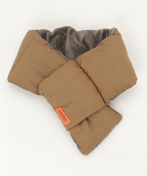 UNIVERSAL OVERALL(ユニバーサルオーバーオール)の「【79】【UNIVERSAL OVERALL/ユニバーサルオーバーオール】 ナイロン 中綿 差し込み マフラー/ネックウォーマー/ 防寒(マフラー・メンズ・ライトブラウン/オリーブ/ブラック/ブラウン/モカ/ネイビー/ブラウン系/ベージュ系/ブラック系/ネイビー系・FREE)」の3枚目の写真