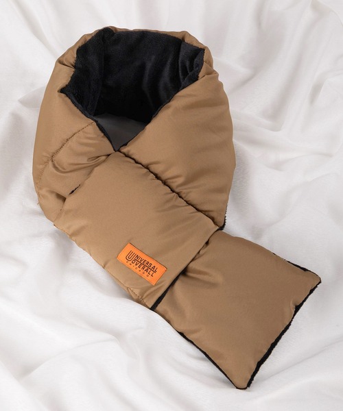 UNIVERSAL OVERALL(ユニバーサルオーバーオール)の「【79】【UNIVERSAL OVERALL/ユニバーサルオーバーオール】 ナイロン 中綿 差し込み マフラー/ネックウォーマー/ 防寒(マフラー・メンズ・ライトブラウン/オリーブ/ブラック/ブラウン/モカ/ネイビー/ブラウン系/ベージュ系/ブラック系/ネイビー系・FREE)」の6枚目の写真