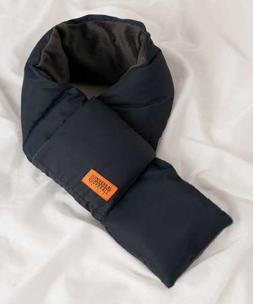 UNIVERSAL OVERALL(ユニバーサルオーバーオール)の「【79】【UNIVERSAL OVERALL/ユニバーサルオーバーオール】 ナイロン 中綿 差し込み マフラー/ネックウォーマー/ 防寒(マフラー・メンズ・ライトブラウン/オリーブ/ブラック/ブラウン/モカ/ネイビー/ブラウン系/ベージュ系/ブラック系/ネイビー系・FREE)」の9枚目の写真