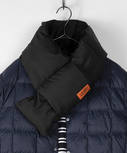 UNIVERSAL OVERALL(ユニバーサルオーバーオール)の「【79】【UNIVERSAL OVERALL/ユニバーサルオーバーオール】 ナイロン 中綿 差し込み マフラー/ネックウォーマー/ 防寒(マフラー・メンズ・ライトブラウン/オリーブ/ブラック/ブラウン/モカ/ネイビー/ブラウン系/ベージュ系/ブラック系/ネイビー系・FREE)」の12枚目の写真