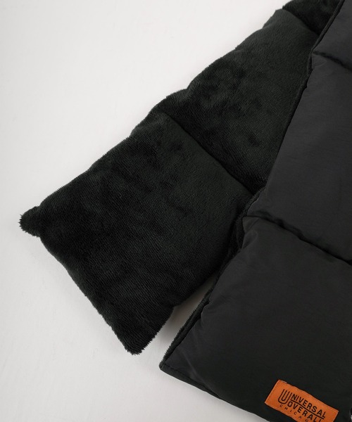 UNIVERSAL OVERALL(ユニバーサルオーバーオール)の「【79】【UNIVERSAL OVERALL/ユニバーサルオーバーオール】 ナイロン 中綿 差し込み マフラー/ネックウォーマー/ 防寒(マフラー・メンズ・ライトブラウン/オリーブ/ブラック/ブラウン/モカ/ネイビー/ブラウン系/ベージュ系/ブラック系/ネイビー系・FREE)」の15枚目の写真