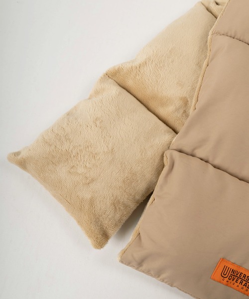 UNIVERSAL OVERALL(ユニバーサルオーバーオール)の「【79】【UNIVERSAL OVERALL/ユニバーサルオーバーオール】 ナイロン 中綿 差し込み マフラー/ネックウォーマー/ 防寒(マフラー・メンズ・ライトブラウン/オリーブ/ブラック/ブラウン/モカ/ネイビー/ブラウン系/ベージュ系/ブラック系/ネイビー系・FREE)」の16枚目の写真