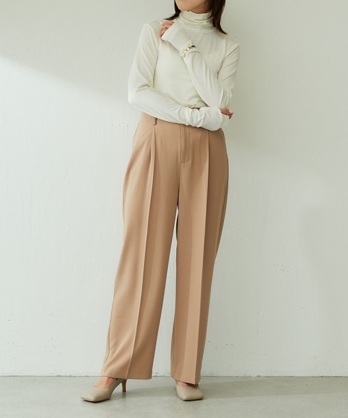 COLLAGE GALLARDAGALANTE（コラージュガリャルダガランテ）の「ベア天タートルプルオーバー（Tシャツ/カットソー・レディース・ホワイト/パープル/ミント・FREE）」の14枚目の写真