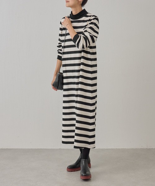 BEARDSLEY（ビアズリー）の「ボーダーフレアカットワンピース