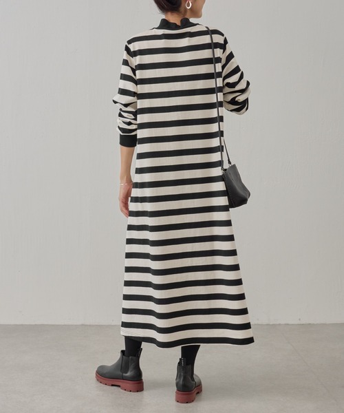 BEARDSLEY（ビアズリー）の「ボーダーフレアカットワンピース