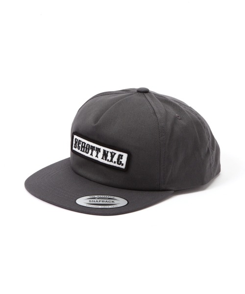 schott（ショット）の「【WEB LIMITED】Schott/ショット/HELL'S LOGO CAP/ヘルズロゴ キャップ（キャップ・メンズ・ブラック/チャコールグレー/ネイビー・FREE）」の3枚目の写真