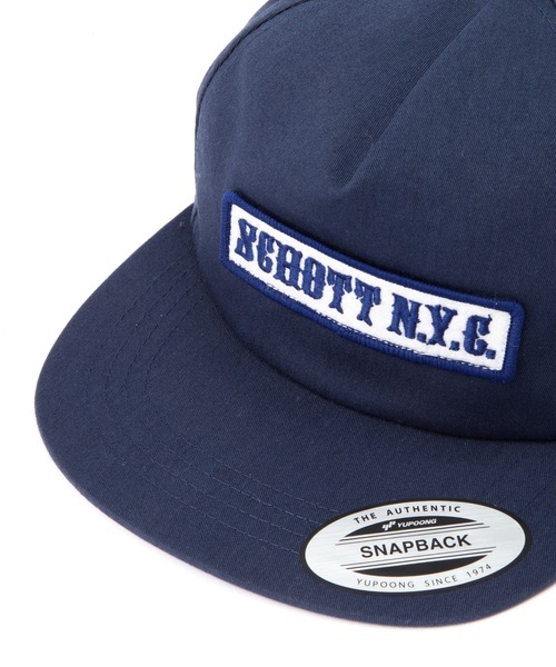 schott（ショット）の「【WEB LIMITED】Schott/ショット/HELL'S LOGO CAP/ヘルズロゴ キャップ（キャップ・メンズ・ブラック/チャコールグレー/ネイビー・FREE）」の6枚目の写真